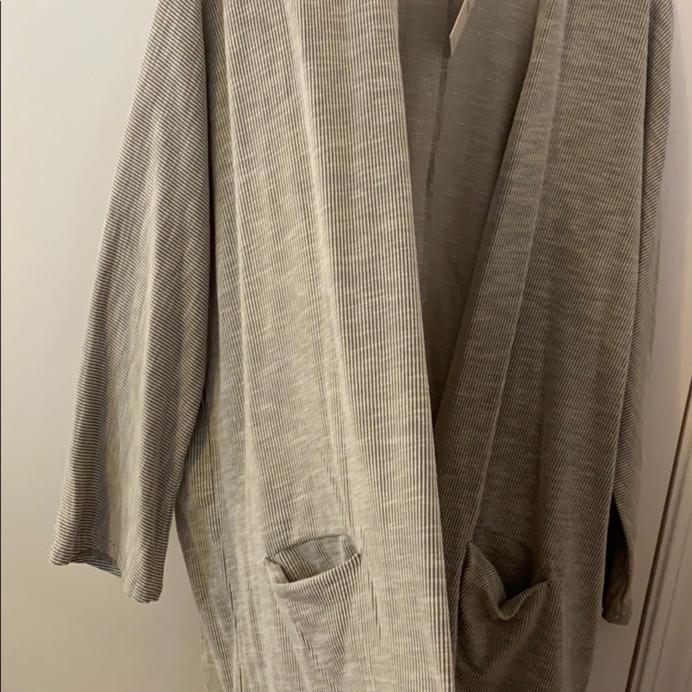 DONNI Ribbed Sweater Coat - Picture 2 of 3